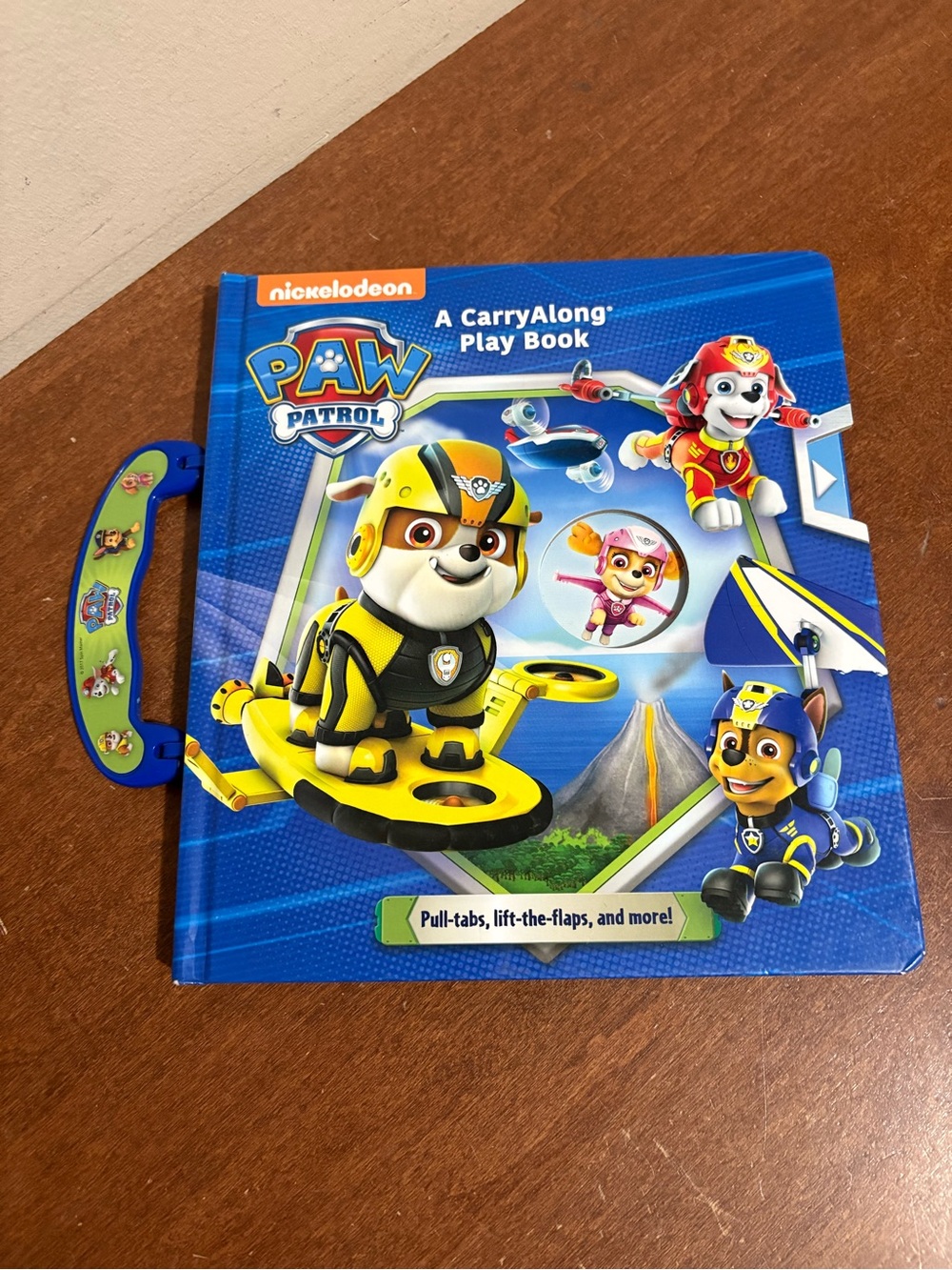 PAW Patrol CarryAlong Play Book - Blue, Yellow, Red